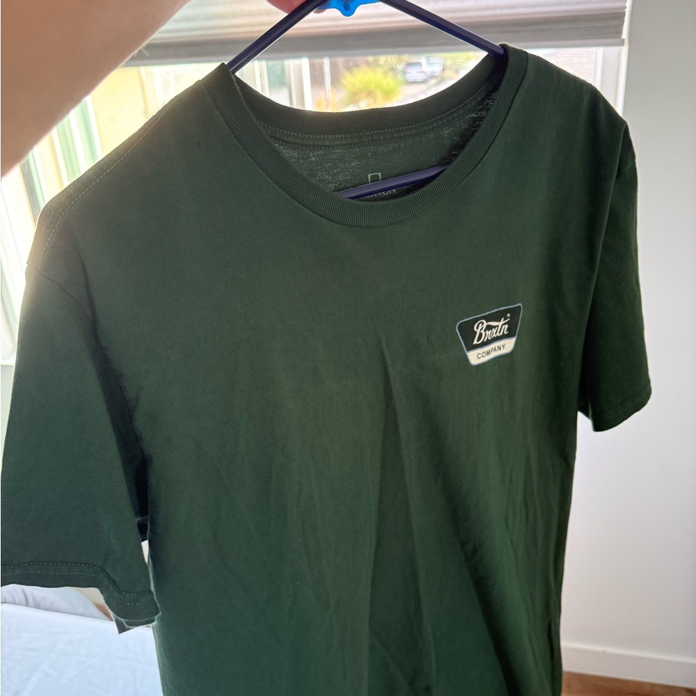 Brixton Men's Dark Green Short Sleeve Tee